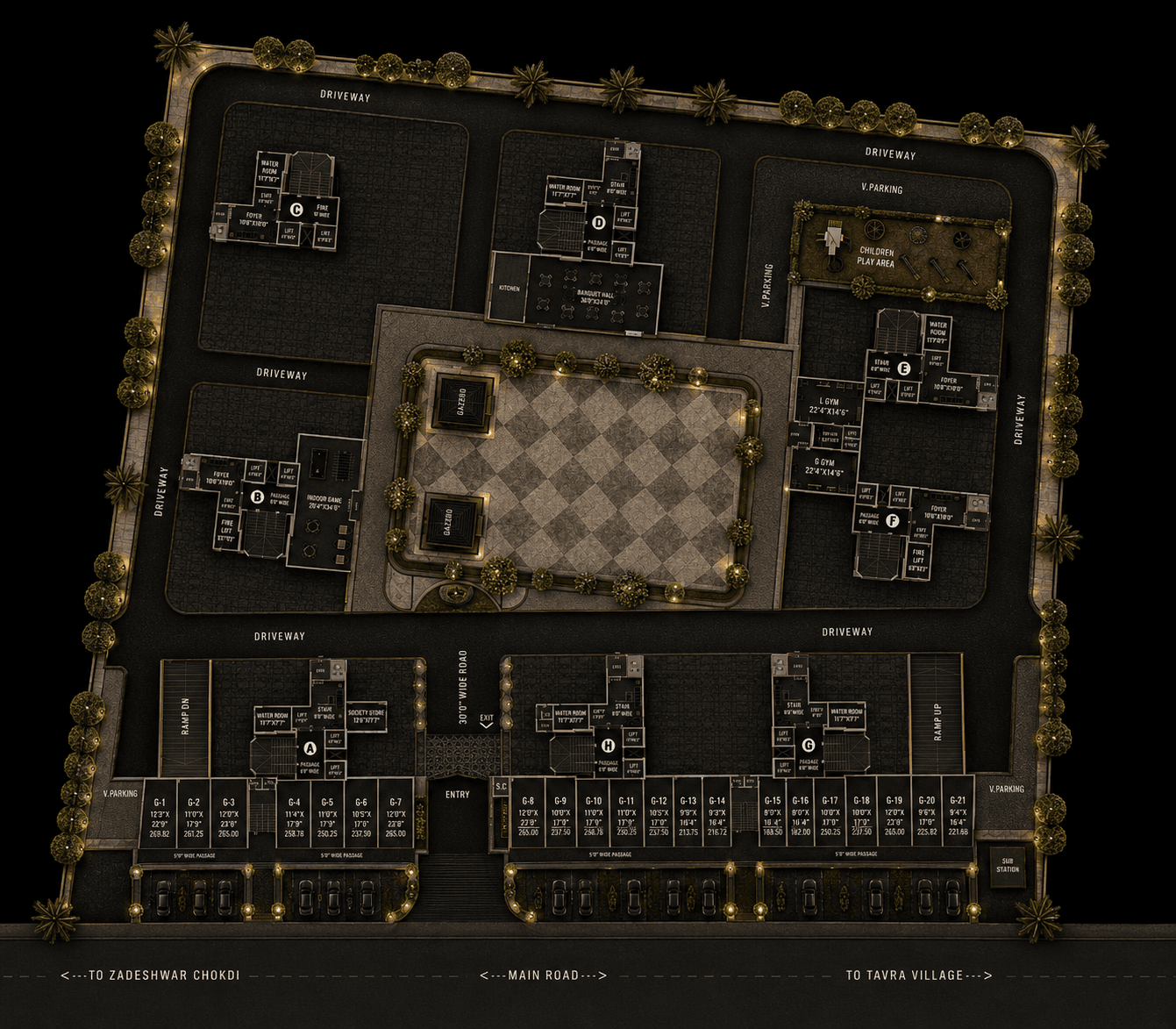 Golden Residency master plan