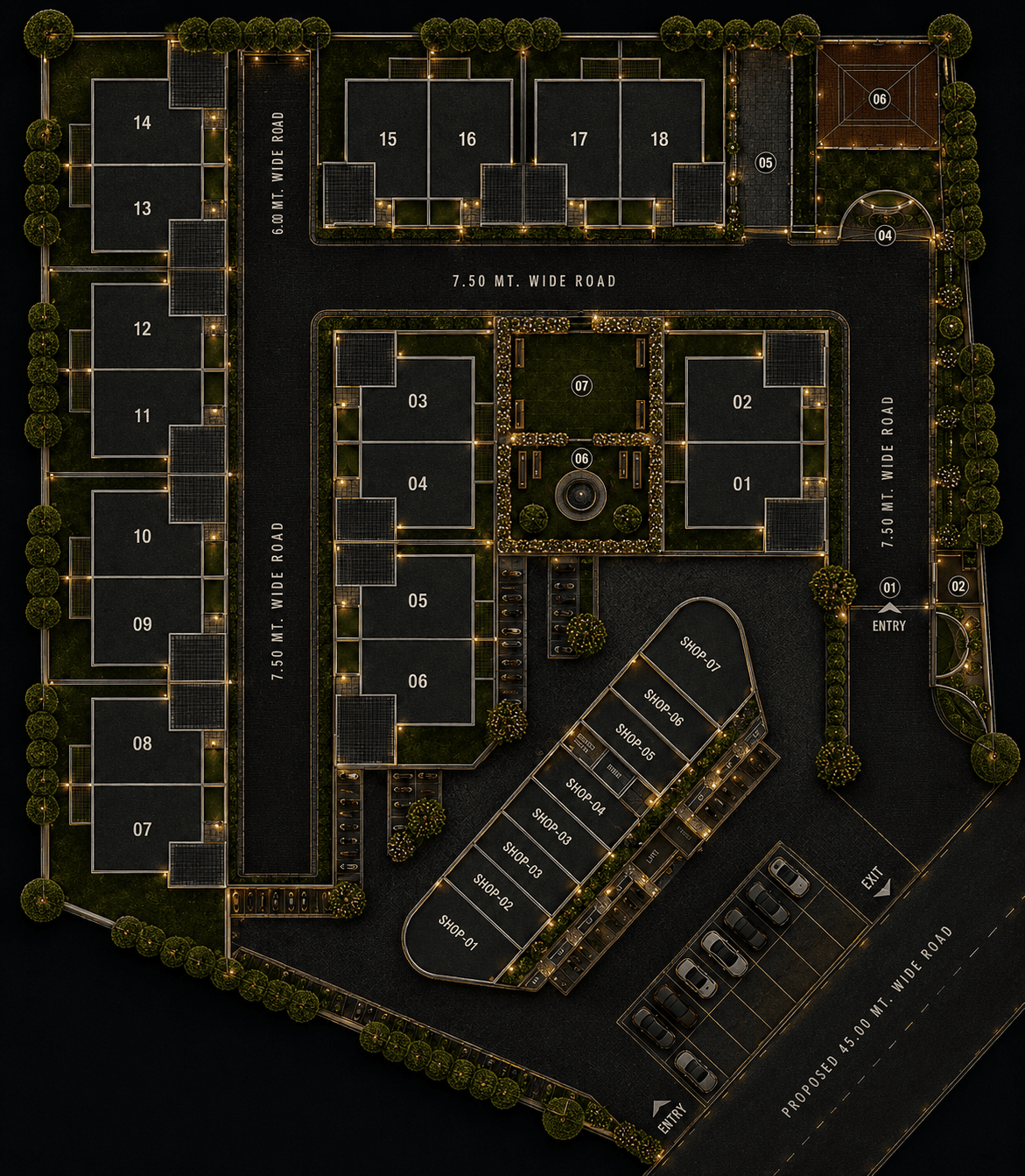 Golden Villa master plan